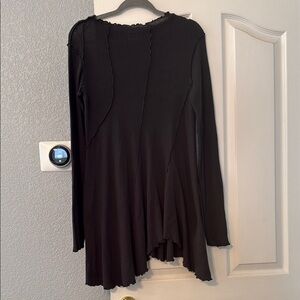 We The Free Black Asymmetrical Tunic